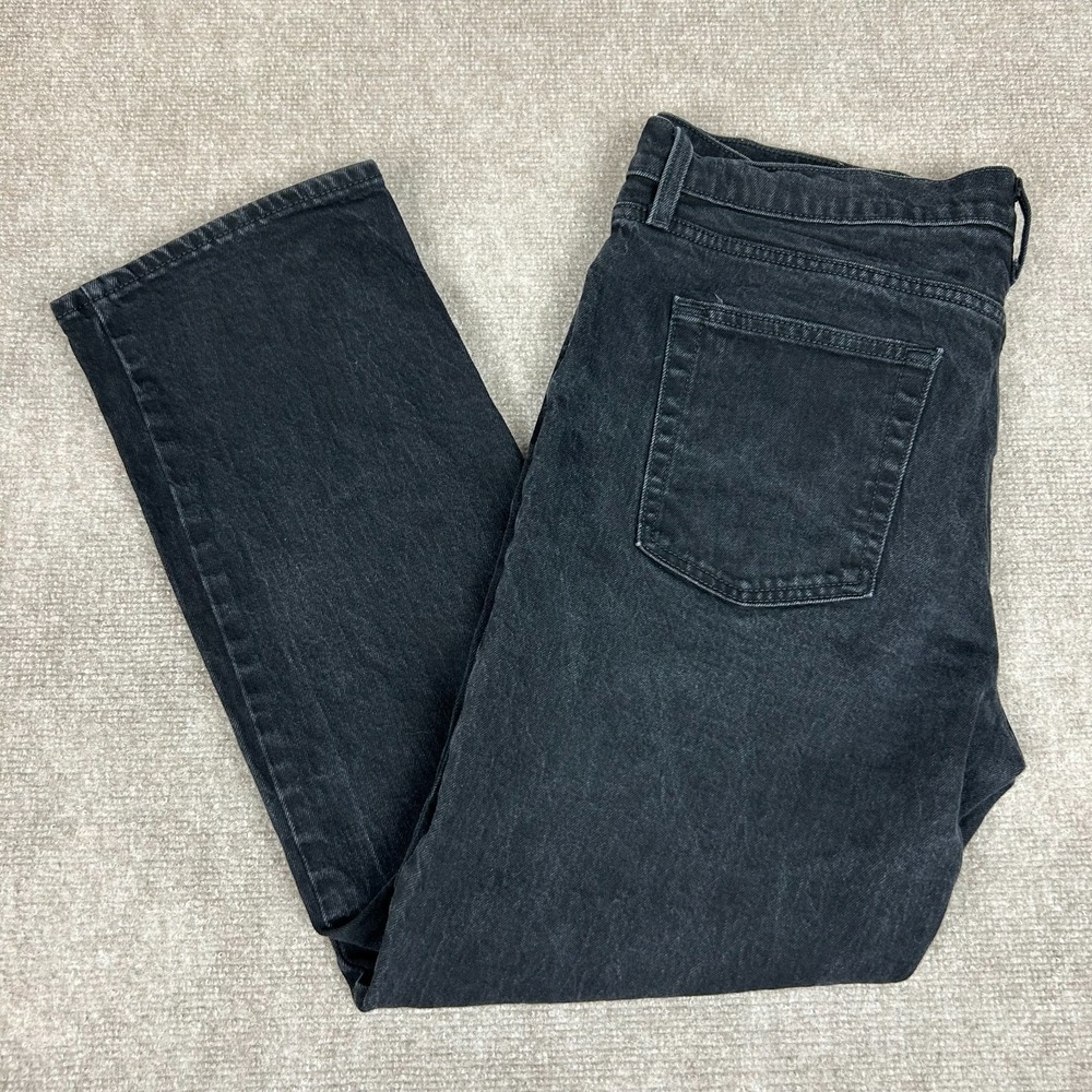 Goodfellow & Co. Total Flex Straight Recto Jeans Mens 38x30 Black Denim Mid Rise